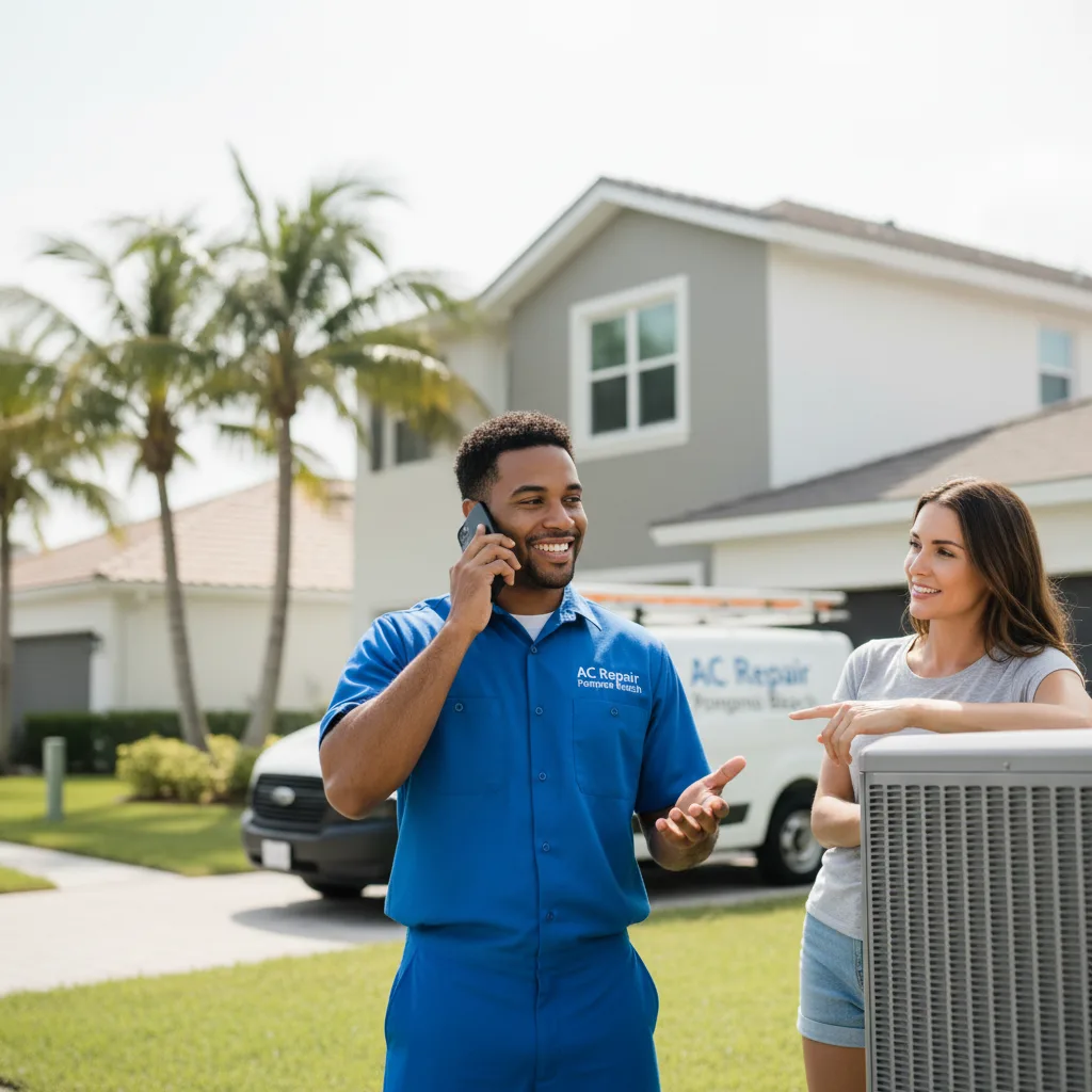 AC Repair Pompano Beach customer support in Estancia